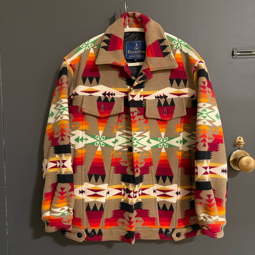 PENDLETON meets OPENING CEREMONY wool jacket